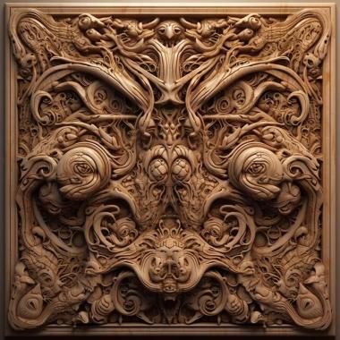 Patterns and decorations stl directed 4 3d model